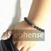 CZ0046 2018 nieuwe ontwerp mannen zirkoon kroon armband trendy zwarte onyx armband voor man fashion energie krachtige armband