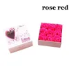 Nueva simulación 9 unids Rose Soap Flower regalo romántico regalos de boda hechos a mano para invitados y niños para el día de la madre día de san valentín