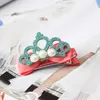 Ashion Children Hair Clips Shiny Crown With Pearl Barrettes Ribbon Bow Crown Baby Girl Hair Pins Haar Speldjes Meisje9529161