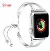 New Fashion Stainless Steel Girls Bracelet Metal Band Wrist Watch Strap for iWatch Series 8 7 6 5 4 3 Watchband 38/40/41mm 42/44/45/49mm