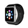 SIM 카드 슬롯이있는 GT08 블루투스 스마트 시계 삼성 및 IOS 용 안드로이드 시계 Apple iphone 스마트 폰 팔찌 Smartwatch