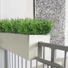 Konstgjorda buskar buskar, plast eukalyptus lämnar falska gröna växter bröllop inomhus utomhus hem trädgård veranda kök kontor