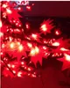 672 LED Altezza 1,8 m LED Albero di acero LED Luce per albero di Natale Impermeabile 110/220 V CA Colore rosso/giallo Uso esterno