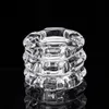 Quartz Diamond knoop insert nagel verwijderbare diamant dnot dia = 19,5 mm mannelijke vrouwelijke quartz banger voor glazen bong olieruigs