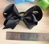 20PCS4 inch Hair bow WITH Elastic Band Ponytail Hair Holder Kids Girl head accessories Elastic Loop Bobble School Dancing bows9467456