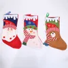 큰 크리스마스 스타킹 자루 산타 선물 Xmas Holiday Decoration 빈티지 양말 컬렉션 가방 Oldman Snowman Bear