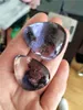 Naturlig klar kristallhänge Ghost Quartz Gemstone Women Pendant Reiki Crystal Healing Random Shape Shipping 1st