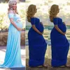 New summer Pregnant Off Shoulder Solid Women Lace Maxi Long Dress Maternity Gown Photography Photo Shoot SEXY Dress