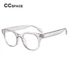 CCSPACE Klassische Niet Quadrat Gläser Rahmen Männer Frauen Retro Marke Designer Optische Brillen Mode Brillen 45138