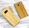 Étui en bois de téléphone portable antichoc pour iPhone X 6 6s 7 8 plus 5 étui en bois bambou étuis de téléphone portable pour Samsung Galaxy S9 S8 S10 Note 8 couverture