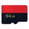 Svart Android 90MBS 32GB 64GB 128GB 256GB C10 TF Flash-minneskort Klass 10 SD-adapter Retail Blisterpaket DHL D2699369