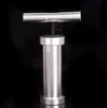 Rookpijpen zink legering handgemedieerde rookcompressor draagbare cilinder semi-automatische metalen rook duwapparaat
