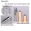 6 ml Mini Portátil Recarregável Perfume Atomizador para perfume Colorido Garrafa De Spray De Viagem Vazio Frascos De Perfume atomizador Recipientes Cosméticos