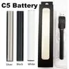 C5 510 Trådbatteri Automatiska cigaretter Batteri Förångare Pen Rechargeable Batterier 350mAh Vape Pen Batteri för Th205 A3 Oljekassetter