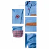 Taktyczna koszula dżinsowa Mężczyźni Casual Dżinsy Sukienka Camisa Social Masculina Slim Fit Bluzka Autumn Long Rleeve Blusas4281892