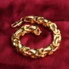 Kasanier Rock and Hip Hop Gold Bracelet 9mm Gold Color Man Fashion Jewelry Man Boss Curb Bracelet New Pendant Jewelry