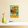 Van Gogh Vase with Twelve s Fine Art Giclee Canvas Print Art on Canvas Wall Art Oil Painting Poster Picture Office Home Decor7163817