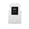 Män Ny Sommar Tie Dye Retro Bomull Burr Tank Toppar Metrosexuell Men T-shirt Breda Shoulder Vintage Ärmlös Casual Undershirts