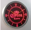 NC0092 Corona Extra Crown Beer Bar Neon знак светодиодные настенные часы