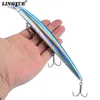 ABS Plast Long Pencil Swimbaits Saltwater Fishing Lure 24G-0.85OZ 18CM-7 '' 3D-ögon Hög quanlity Dykning Bassbete