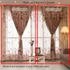 European Window Curtains for Living Room Royal Sheer Curtains for Bedroom Elegent Tulle and Children