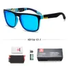 Fashion Guy039s Sonnenbrille von Kdeam polarisierte Sonnenbrille Männer klassisches Design Allfit Mirror Sonnenbrille mit Box4548110