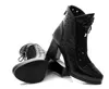 Donne di alta Qualit￠ Stivali Genuino Stivaletti di Pelle Stivali In Pizzo Stivali Estivi Zapatos Chaussures Femme Piazza Tacco Alto Scarpe