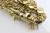 Märke Kvalitet Margewate Brass Nickel Plated Body Gold Plated Key Alto Saxofon Eb Sax med väska och tillbehör Gratis frakt