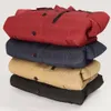 2018 Solids Men Botus Moda Red Duck Brand Down Men Mężczyzn zimowy płaszcz z kapturem Zapip Rib Mankiet Kurtki Winter Xxxxl#EM014