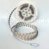 5M 3014 LED Flexible Strip Light Tape Rope Ribbon String 204LEDs/m Non Waterproof 12V with DC Connector for Cabinet Kitchen Celling Lighting