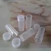 Mini plastic packing bottles 5g transparent plastic powder bottle sample bottle storage container with sealed lid