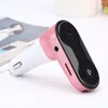 Wireless FM Transmitter Modulator Bluetooth Car Kit G7 Charger upgrade to C8 AUX Hands Free Music Mini MP3 Player Styling