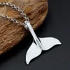 Whale Alloy Whale Tail Pendant Symbol Orcinus Orca Beluga Marine Moby Dick Killer Lucky Fluke Necklace7324729