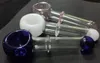 Glass Spoon Water Pipe 4.5" Oil Burner Pipes 12CM Thick Pyrex Glass Hand Pipe Smoking Dabber Pipe