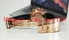 Livraison gratuite luxe sans chronographe 18 carats mouvement automatique en or rose montre pour homme 116505 bracelet en caoutchouc noir 40 mm montres décontractées pour hommes