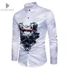 Camicie da smoking Zeeshant Camicia classica per uomo Slim Fit Style Uomo Casual Manica lunga da uomo in Camicie da smoking da uomo XXL