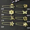 Multistyle Retro Bronze Brosche Vintage Anzug Revers Pin Diy Schmuck Zubehör Großhandel Kostenloser Versand Mix Stil