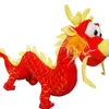 Simulatie Dragon Knuffels Poppen Cartoon Chinese Dragon Toy Gevulde Kussen Kindercadeaus Decoratie 40cmx25cm DY50457