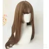 Japanese Harajuku Princess Lolita Long Hair Anime Cosplay Party Hime Wig w/ Bang