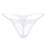 Sexy Women Lace Thongs and G Strings Pink Underwear Transparent Women Panties Tassels Erotic Low Waist Crotchless Lingerie Und275K