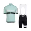 2021 Zespół Rapha Kolarstwo Krótkie Rękawy Jersey Szorty Bib Zestawy Mężczyźni Letnie Ropa Ciclismo Quickdry MTB Rower Nosić U2180609