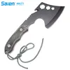 Hatchet Survival Hatchet Hand Camping Topór z pełnym osłoną Tang Idealne narzędzie do zastosowania taktycznego na zewnątrz Hunting1089272