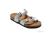 Nieuwe kleur beroemde merk Arizona heren platte sandalen casual schoenen mannelijke gesp beach zomer hoge kwaliteit lederen slippers vrouwen schoenen