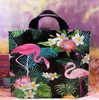 200 stks Big Size Bloemen Dikke Mooie Dag Plastic Carry Bag Bruiloft Gift Bag Shopping Bag Gratis snelle DHL