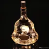 1M 10led 2m 20led lâmpada em forma de rolha de garrafa de garrafa de vidro luz de vidro led conduziu luzes de corda de fio de cobre para o casamento de festa de natal Halloween
