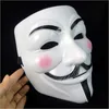 V Mask Masqueradmasker för Vendetta Anonym Valentine Ball Party Decoration Full Face Halloween Scary Cosplay Party Mask D9278008