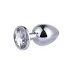 3 Sizes Available Luxury Jewelry Design Stainless Steel Anal Butt Plug Fantasy Alternative Toys SM Large+Medium+Small Anal Stimulate