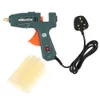 Freeshipping Profissional Elétrica Hot Glue Gun Switch 60/100 W Hot Melt Glue Máquina com 20 Pcs Cola Varas de Aquecimento Craft Repair ferramenta de poder