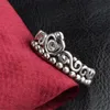 Vendita calda Nuovo anelli di stile in stile argento Sterling Sterling Crown Wedding Engagement per donne Fashion Fine Jewelry5821114