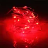 2M 20LED Fairy Lights 20 LED Micro Starry Light CR2032 Кнопка с батарейным питанием Серебряная строка для рождественских свадебных украшений